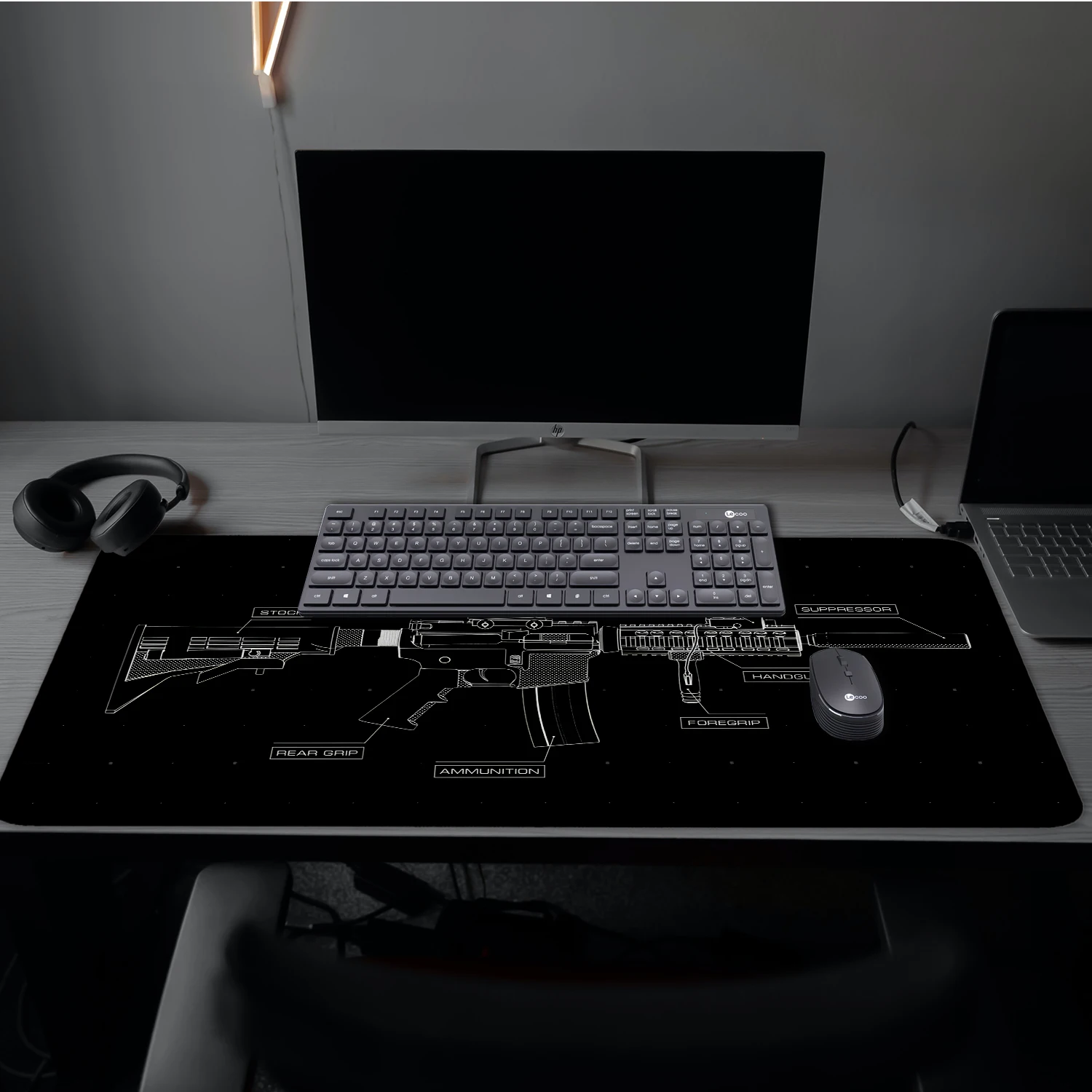 Black Gaming Mouse Pad Large Mousepads,Non-Slip Rubber Base Big Computer Keyboard Desk Mat for Gamer,Laptop Desk Mouse Pads
Black Gaming Mouse Pad Large Mousepads,Non-Slip Rubber Base Big Computer Keyboard Desk Mat for Gamer,Laptop Desk Mouse Pads