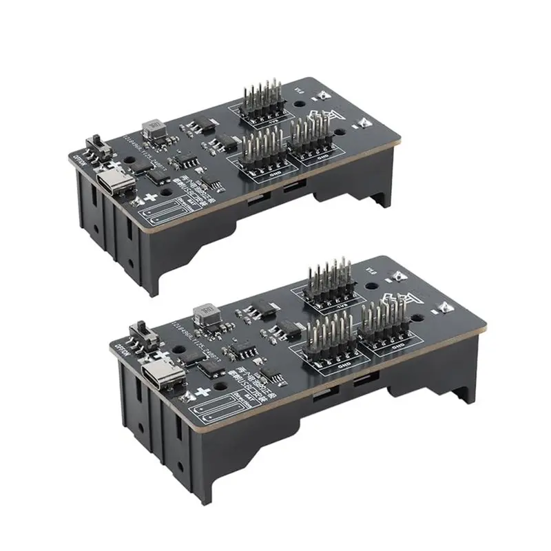 Type-C MCU 2Pcs UPS Power Supply, Lithium Battery Charging& Discharge Functionality, 5V/3.3V Output, Uninterrupted Power Source
Type-C MCU 2Pcs UPS Power Supply, Lithium Battery Charging& Discharge Functionality, 5V/3.3V Output, Uninterrupted Power Source