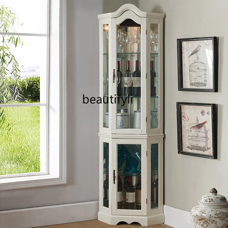 Solid Wood Corner Cabinet Corner Cabinet Triangle Cabinet Living Room Corner Wine Storage Display
Solid Wood Corner Cabinet Corner Cabinet Triangle Cabinet Living Room Corner Wine Storage Display