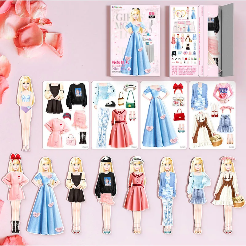 Fashion Dress-Up Sticker Set Reusable fashion stickers featuring mix-and-match outfits for creative play and imagination.
Fashion Dress-Up Sticker Set Reusable fashion stickers featuring mix-and-match outfits for creative play and imagination.