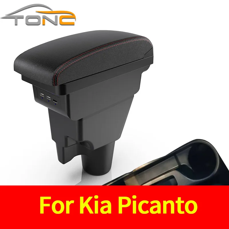 For KIA Picanto Central Store Car Armrest Box with USB Charging Car Styling Accessories
For KIA Picanto Central Store Car Armrest Box with USB Charging Car Styling Accessories
