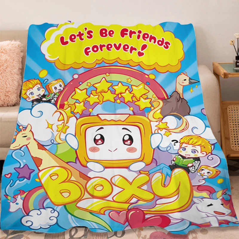 Sofa Blanket A-Lankybox Boxy And Foxys Microfiber Bedding Fluffy Soft Blanket Winter Blanket Warm Knee Bed Fleece Camping Custom
Sofa Blanket A-Lankybox Boxy And Foxys Microfiber Bedding Fluffy Soft Blanket Winter Blanket Warm Knee Bed Fleece Camping Custom