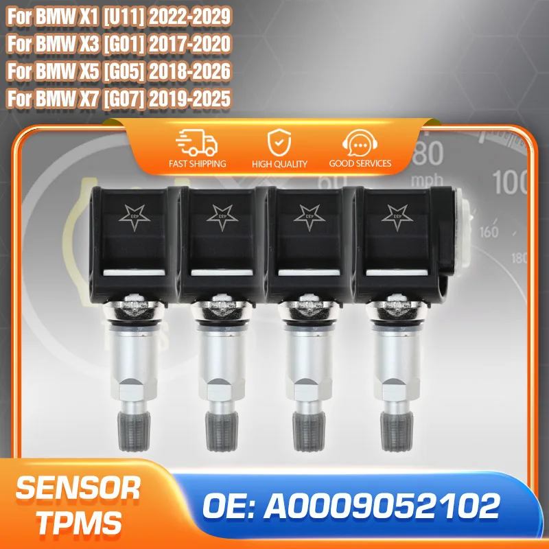 A0009052102 433 MHz For BMW X1 X3 TPMS Sensor BMW X4 X5 BMW X6 X7 BMW XM BMW Z4 Tire Pressure Monitoring System Sensor Parts
A0009052102 433 MHz For BMW X1 X3 TPMS Sensor BMW X4 X5 BMW X6 X7 BMW XM BMW Z4 Tire Pressure Monitoring System Sensor Parts