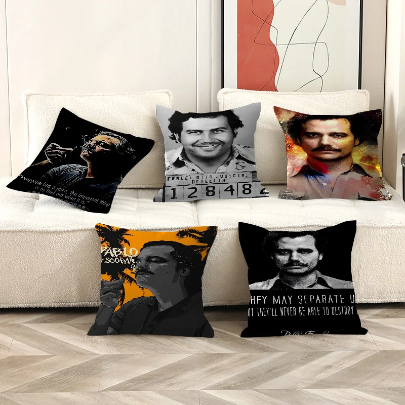 Наволочка Pablo Escobar Narcos, чехол для диванной подушки, украшение для дома, комнаты, детский подарок
Наволочка Pablo Escobar Narcos, чехол для диванной подушки, украшение для дома, комнаты, детский подарок