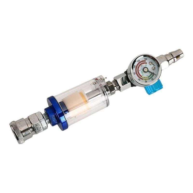 J0MC Air Filter Oil Water Separator Pressure Regulator for Sprayer Guns with Pressure Gauge Sprays Painting Applications Tool
J0MC Air Filter Oil Water Separator Pressure Regulator for Sprayer Guns with Pressure Gauge Sprays Painting Applications Tool