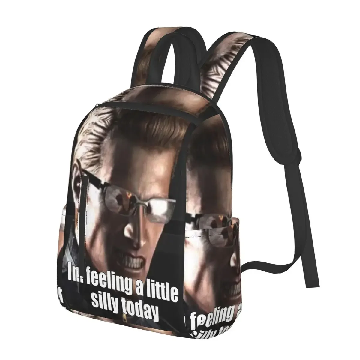 Silly Albert Wesker Student Backpack School Bag Hiking Travel Daypack for Boys Girls Fashion Bookbag Shoulder Bags
Silly Albert Wesker Student Backpack School Bag Hiking Travel Daypack for Boys Girls Fashion Bookbag Shoulder Bags