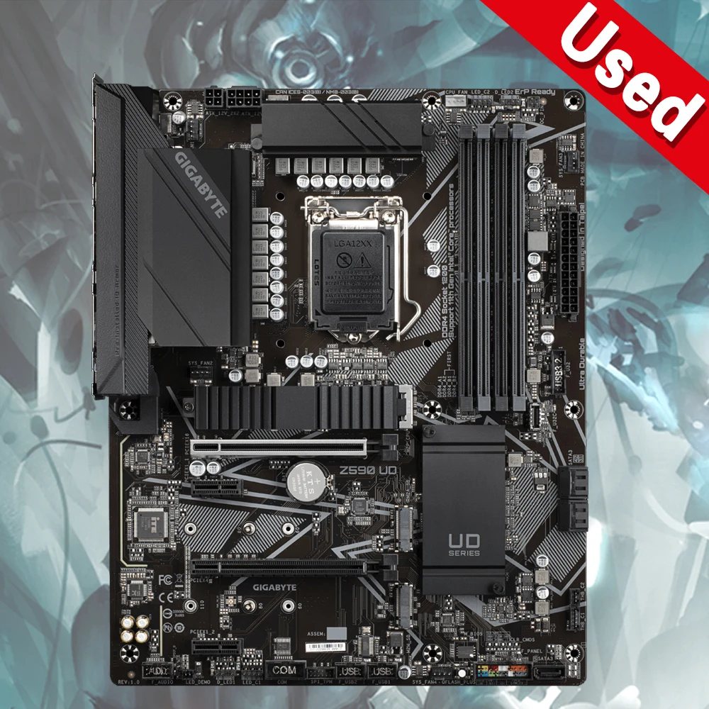 GIGABYTE Z590 UD LGA 1200 With Intel Z590 ATX Motherboard with Triple M.2, PCIe 4.0
GIGABYTE Z590 UD LGA 1200 With Intel Z590 ATX Motherboard with Triple M.2, PCIe 4.0