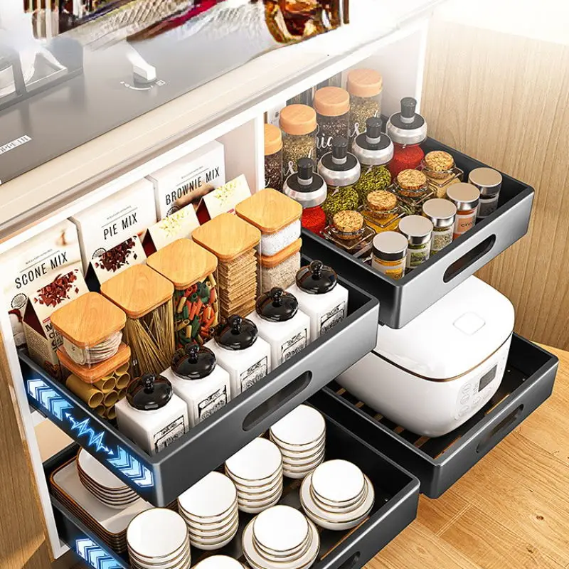 4PCS Kitchen Tableware Sause Storage Rack Metal Cabinet Built-in Pull-out Clatter Partition Rack Household Drawer Organizer
4PCS Kitchen Tableware Sause Storage Rack Metal Cabinet Built-in Pull-out Clatter Partition Rack Household Drawer Organizer