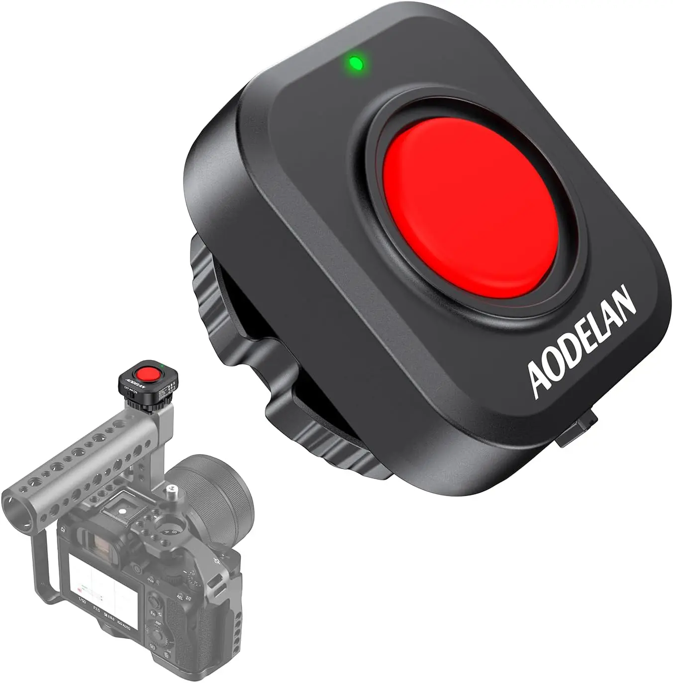 Rechargeable Wireless Camera Record Button for Top Side Handle, Video Start/Stop Remote Control Trigger for Canon Sony Fujifilm
Rechargeable Wireless Camera Record Button for Top Side Handle, Video Start/Stop Remote Control Trigger for Canon Sony Fujifilm