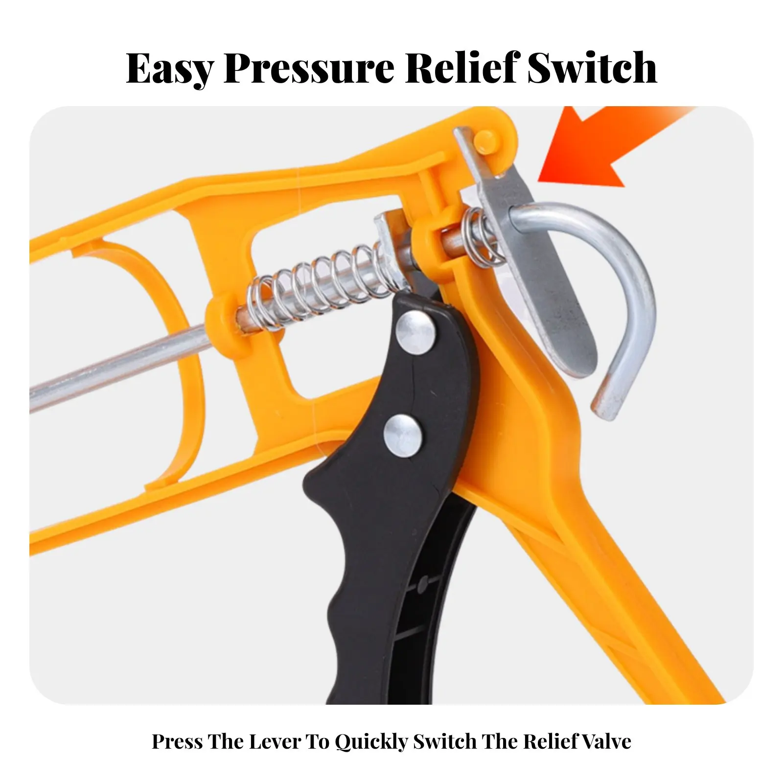 Caulking Easy Function Silicone Hand Pressure Grouting Tool Labor-Saving Grouting Tool Anti-Leak for Bathroom, Kitchen
Caulking Easy Function Silicone Hand Pressure Grouting Tool Labor-Saving Grouting Tool Anti-Leak for Bathroom, Kitchen