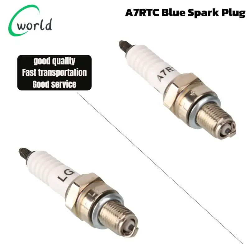 Spark Plug CR7HSA A7RTC A7TC A7RC Compatible with GY6 50cc-150cc, For Honda XR80R XR100R, CRF80F CRF100F, TTR125, KLX140 & Arc
Spark Plug CR7HSA A7RTC A7TC A7RC Compatible with GY6 50cc-150cc, For Honda XR80R XR100R, CRF80F CRF100F, TTR125, KLX140 & Arc