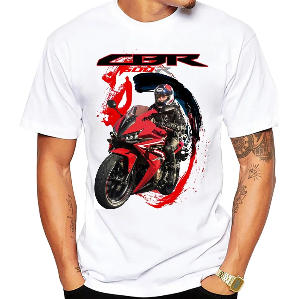 CBR500R GS Adventure Motorcycle Mountain Riding T-Shirt Men Short Sleeve Hip Hop Boy Casual White Tees
CBR500R GS Adventure Motorcycle Mountain Riding T-Shirt Men Short Sleeve Hip Hop Boy Casual White Tees