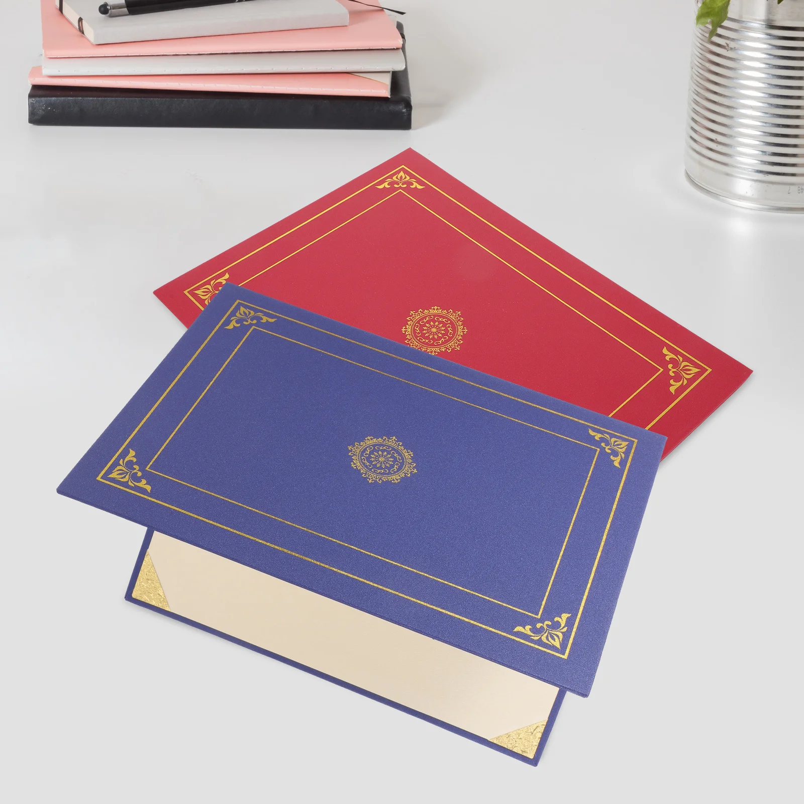2Pcs Certificate Covers Paper Award Covers Protective Folder Diploma Document Holder Presentation Paper Diploma Holder
2Pcs Certificate Covers Paper Award Covers Protective Folder Diploma Document Holder Presentation Paper Diploma Holder