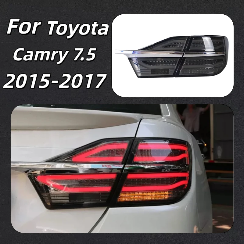 Suitable for 2015-2017 7.5 generation Camry tail light assembly modified LED running light brake light streamer steering
Suitable for 2015-2017 7.5 generation Camry tail light assembly modified LED running light brake light streamer steering
