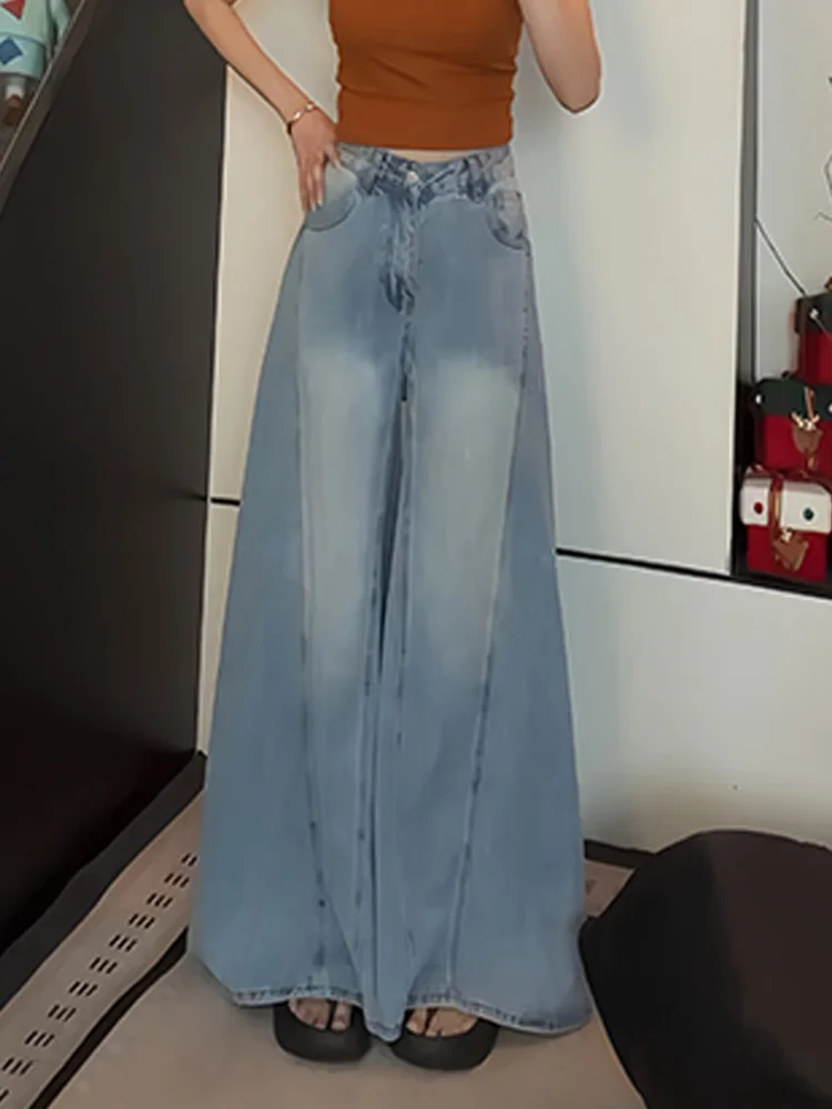 Retro American Loose Fit Slimming Denim Jeans Women Summer New Style Spicy Girl Versatile Fashion Long Floor-Length Pants
Retro American Loose Fit Slimming Denim Jeans Women Summer New Style Spicy Girl Versatile Fashion Long Floor-Length Pants