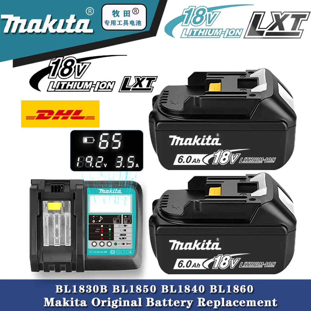 100% original Makita 18V 9.0AH rechargeable battery, suitable for BL1850 BL1850B BL1830B BL1830B BL1840 BL1840B power tools
100% original Makita 18V 9.0AH rechargeable battery, suitable for BL1850 BL1850B BL1830B BL1830B BL1840 BL1840B power tools