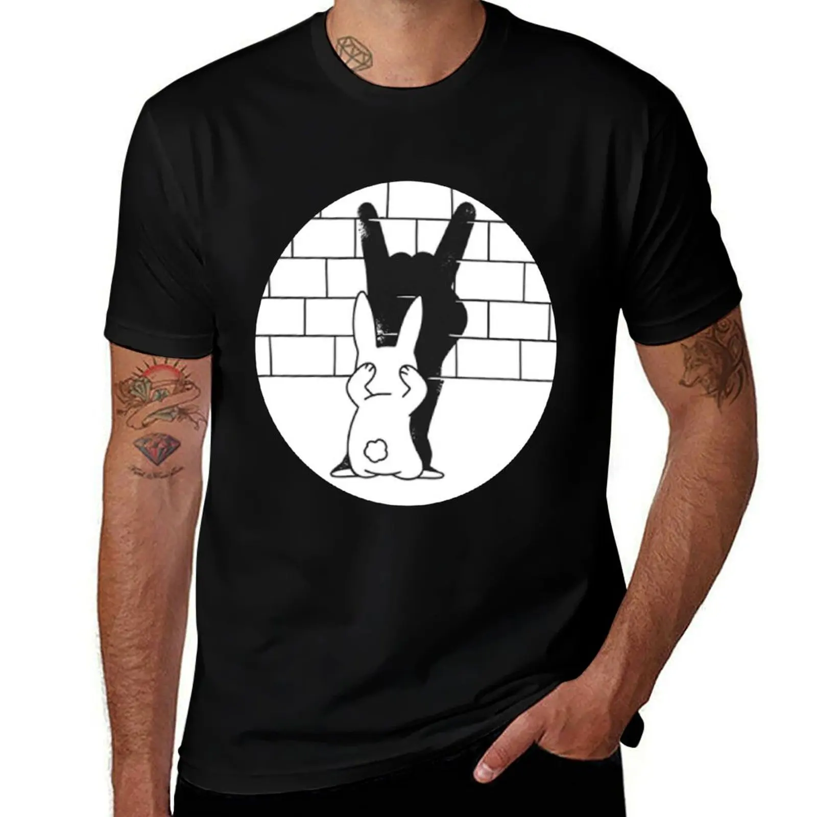 Rabbit Hand Shadow T-Shirt printed t shirts for man cotton t shirts high quality T-Shirt
Rabbit Hand Shadow T-Shirt printed t shirts for man cotton t shirts high quality T-Shirt