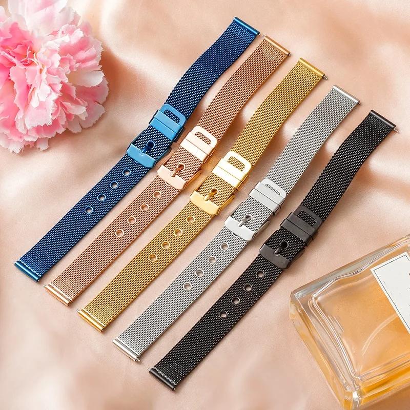 10mm 12mm 14mm 16mm 18mm 20mm 22mm Quick Release Stainless Steel Milanese Watch Strap for Universal Waterproof Watch Bracelet
10mm 12mm 14mm 16mm 18mm 20mm 22mm Quick Release Stainless Steel Milanese Watch Strap for Universal Waterproof Watch Bracelet