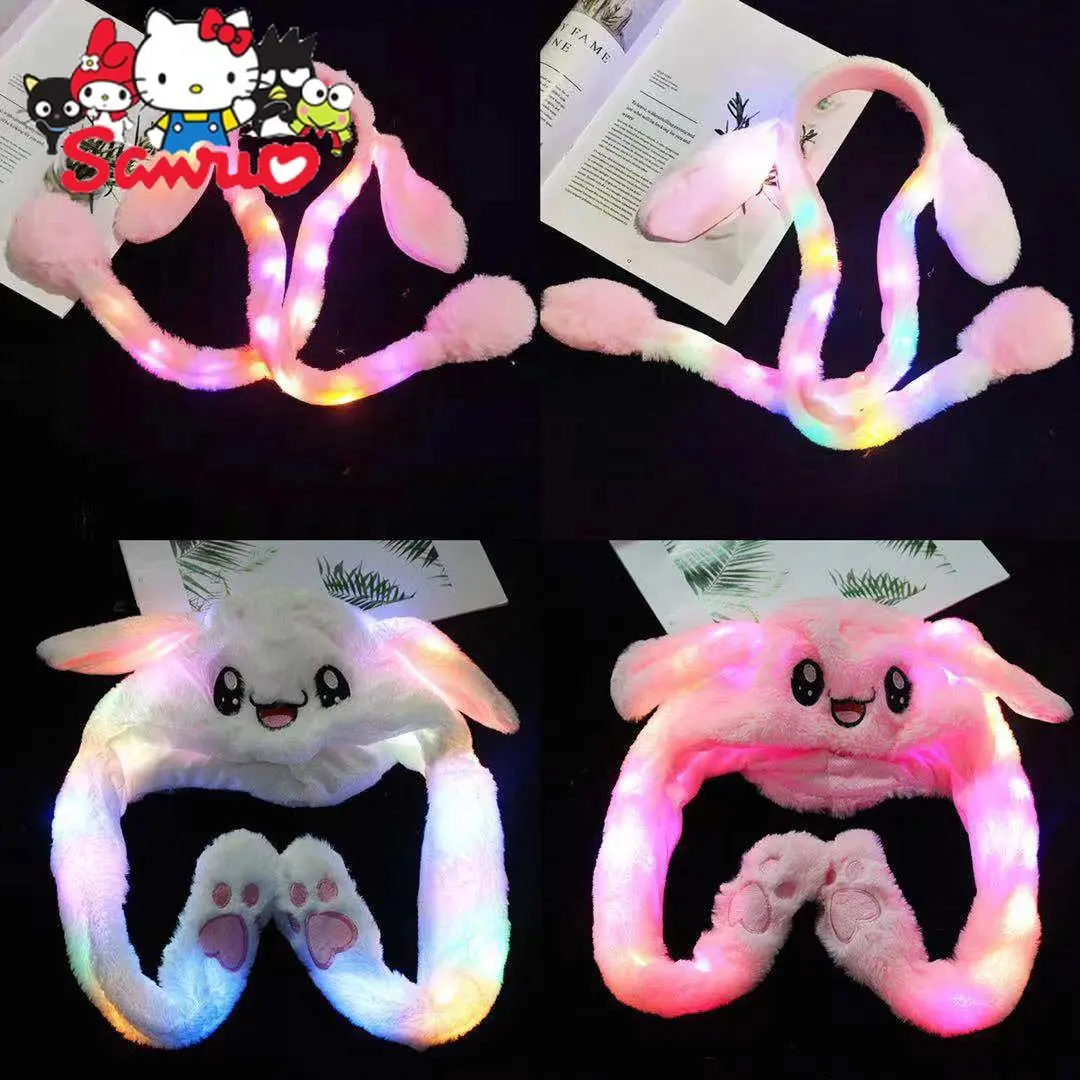 Sanrio Cinnamoroll Ears Move To Glow Bunny Hat Luminous Headband Cute Children Novelty Gift Kawaii Holiday Decoration Funny Toy
Sanrio Cinnamoroll Ears Move To Glow Bunny Hat Luminous Headband Cute Children Novelty Gift Kawaii Holiday Decoration Funny Toy