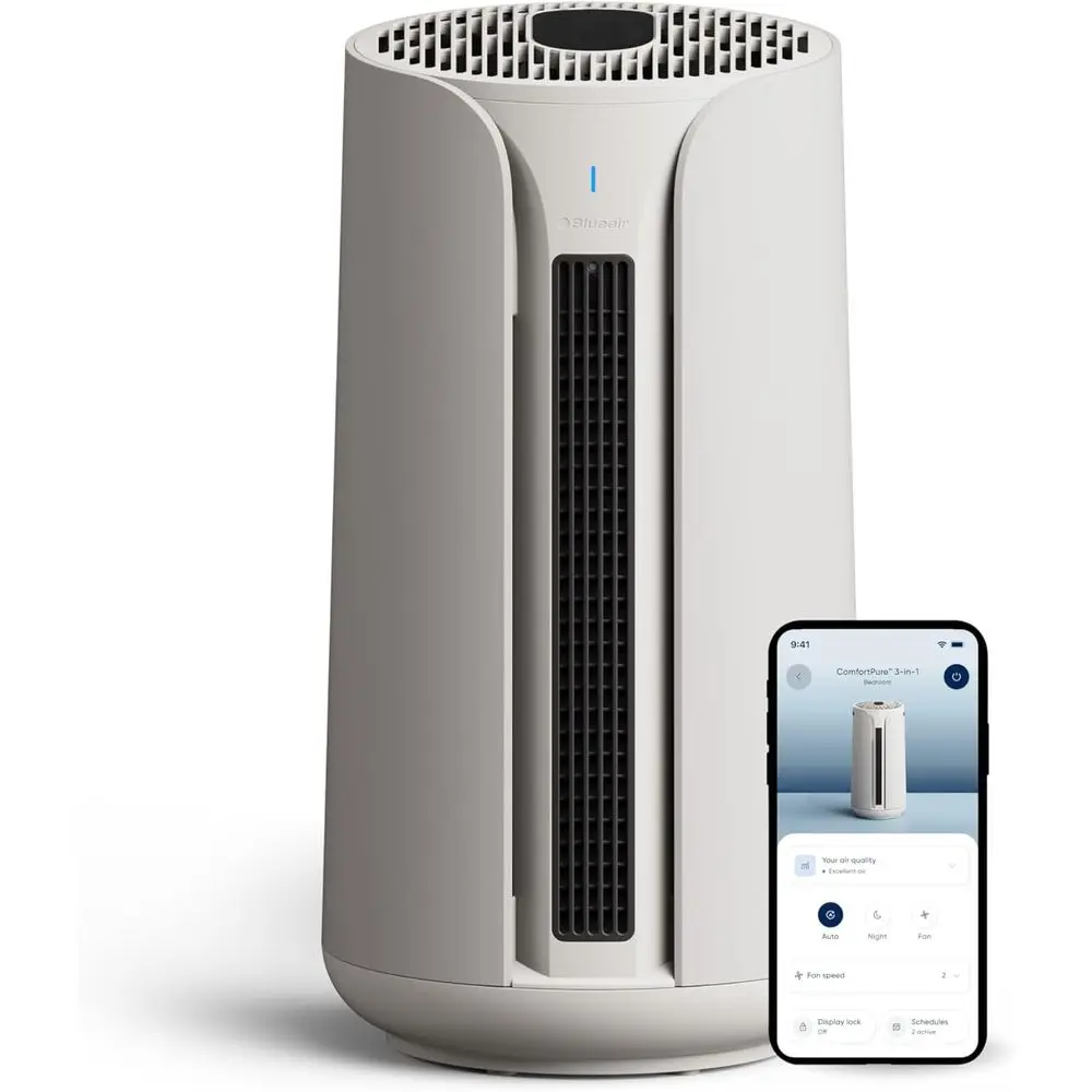 All-Season 3-in-1 Air Purifier: Cooling, Heating, Air Cleaning - HEPA Silent, Ideal for Home, Pets, Allergies, Dust, Smoke, Odor
All-Season 3-in-1 Air Purifier: Cooling, Heating, Air Cleaning - HEPA Silent, Ideal for Home, Pets, Allergies, Dust, Smoke, Odor
