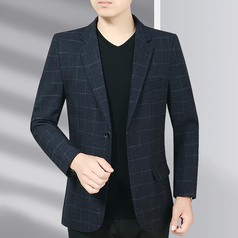 In the autumn and winter of 2025, a fashionable and stylish woolen suit for middle-aged and elderly men, a business casual dad s
In the autumn and winter of 2025, a fashionable and stylish woolen suit for middle-aged and elderly men, a business casual dad s