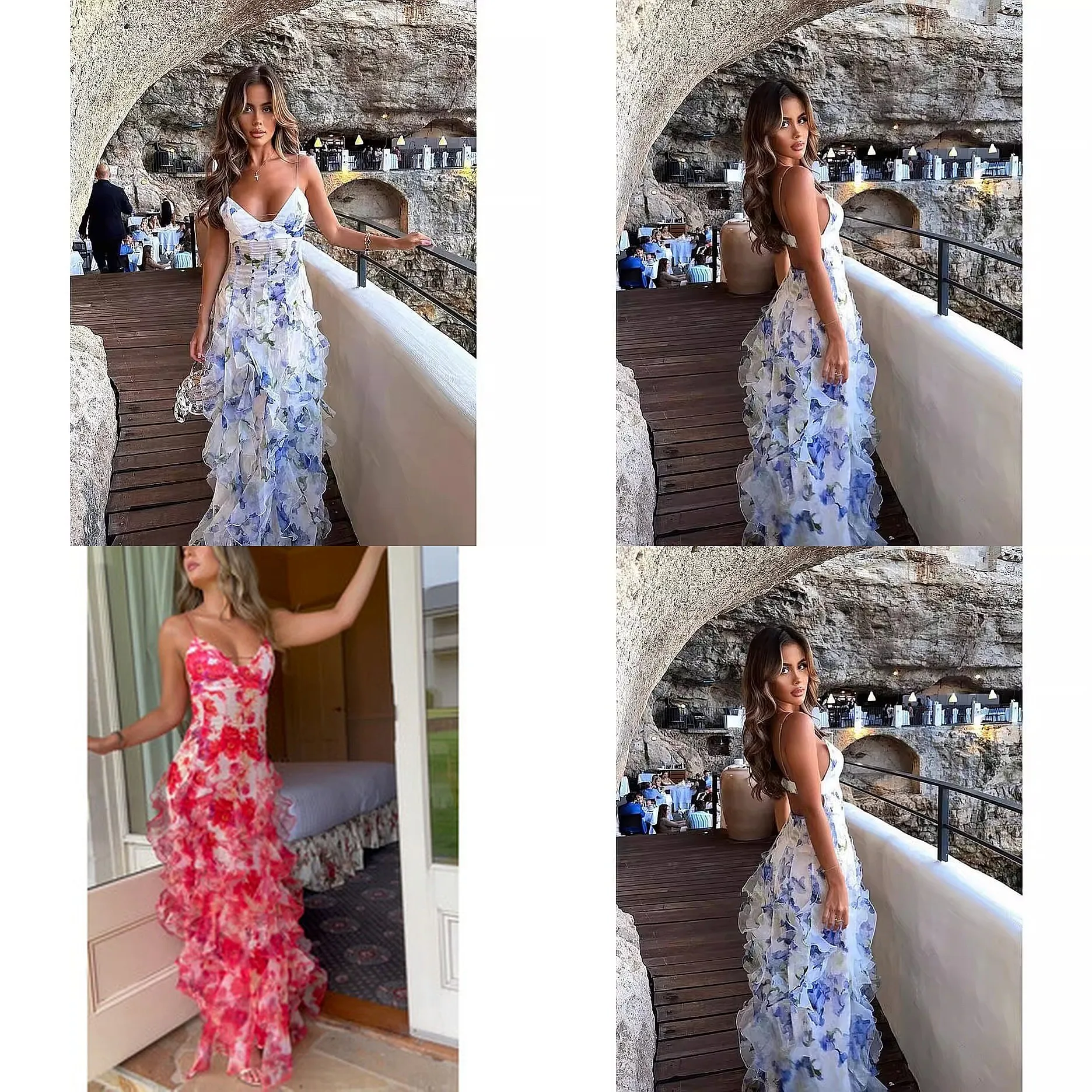 Women's Summer Dress Printed Ruffle Dress Spring Summer Dresses Floral Tiered Midi Dress
Women's Summer Dress Printed Ruffle Dress Spring Summer Dresses Floral Tiered Midi Dress