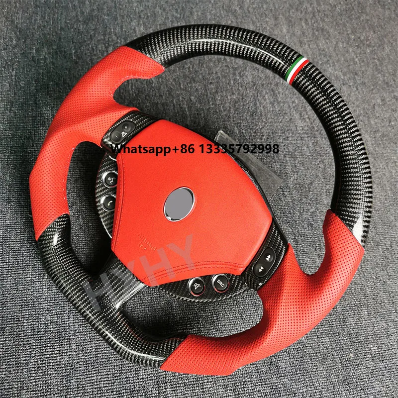 HXHY Customized Car Carbon Fiber Steering Wheel for Maserati Ghibli Levante Quattroporte Granturismo GT Sport Competitive
HXHY Customized Car Carbon Fiber Steering Wheel for Maserati Ghibli Levante Quattroporte Granturismo GT Sport Competitive