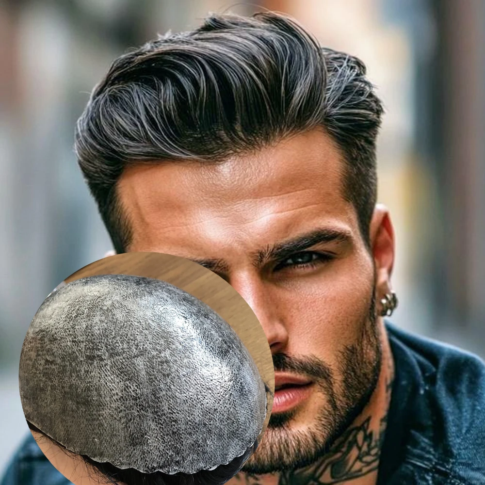 Мужской парик из 100% натуральных волос: суперпрочная система замещения волос из полиуретана, естественная линия роста волос, серый, черный, коричневый, светлый, мужские парики
Мужской парик из 100% натуральных волос: суперпрочная система замещения волос из полиуретана, естественная линия роста волос, серый, черный, коричневый, светлый, мужские парики