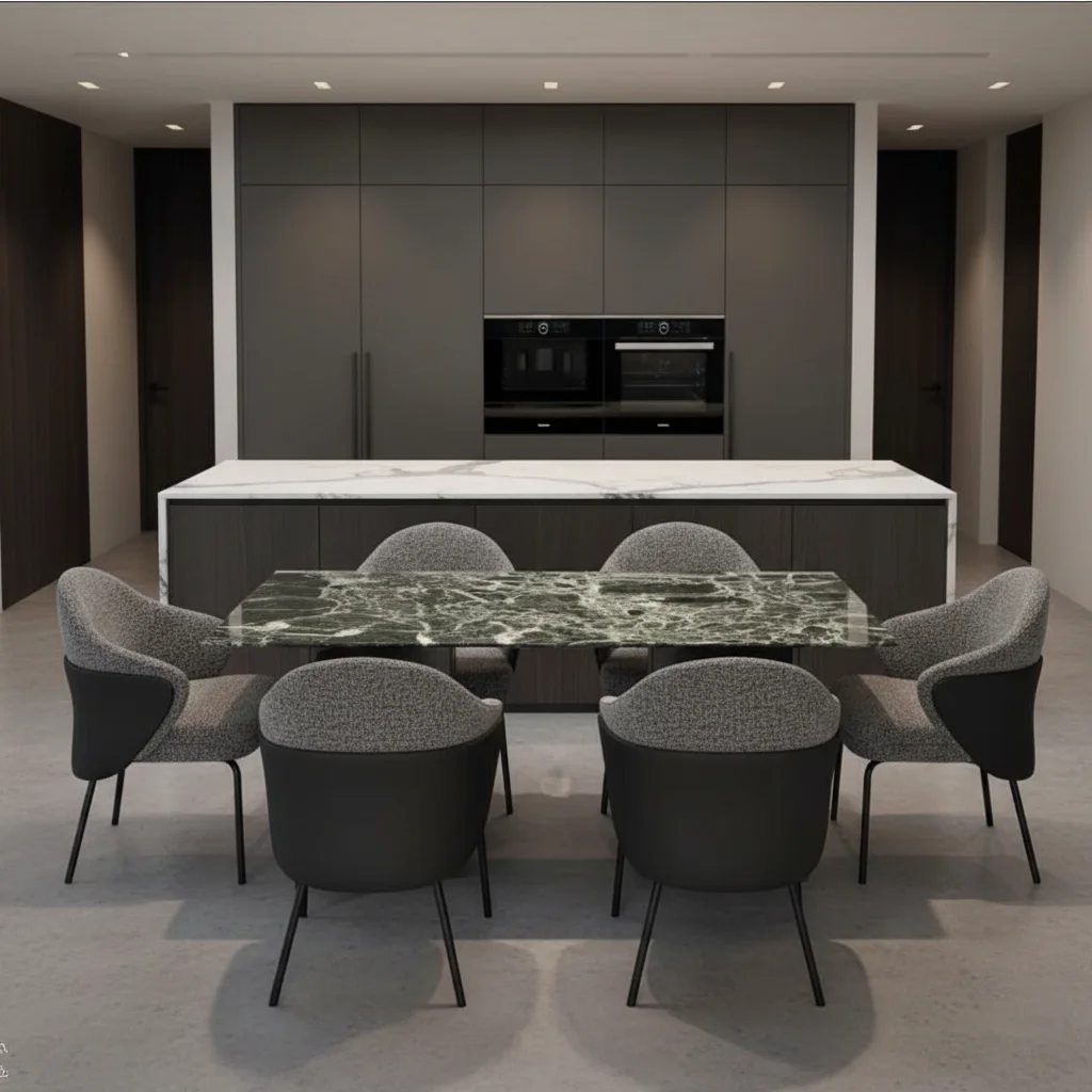 #Guangdong Imported for Green Natural Luxury Stone Dining Table Modern Light Luxury High-End Villa Marble Long Home Furniture
#Guangdong Imported for Green Natural Luxury Stone Dining Table Modern Light Luxury High-End Villa Marble Long Home Furniture