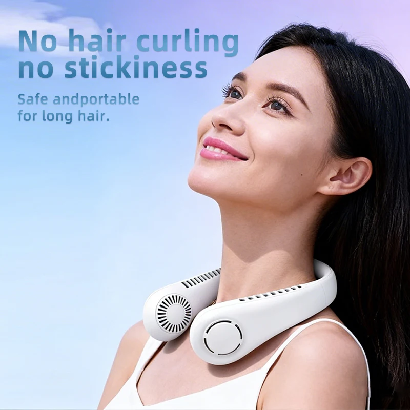 Neck Mounted Bladeless Fan — 2026 New, 1500mAh, USB Rechargeable, 3 Speeds, Digital Display, Portable, Summer Outdoor Sports
Neck Mounted Bladeless Fan — 2026 New, 1500mAh, USB Rechargeable, 3 Speeds, Digital Display, Portable, Summer Outdoor Sports