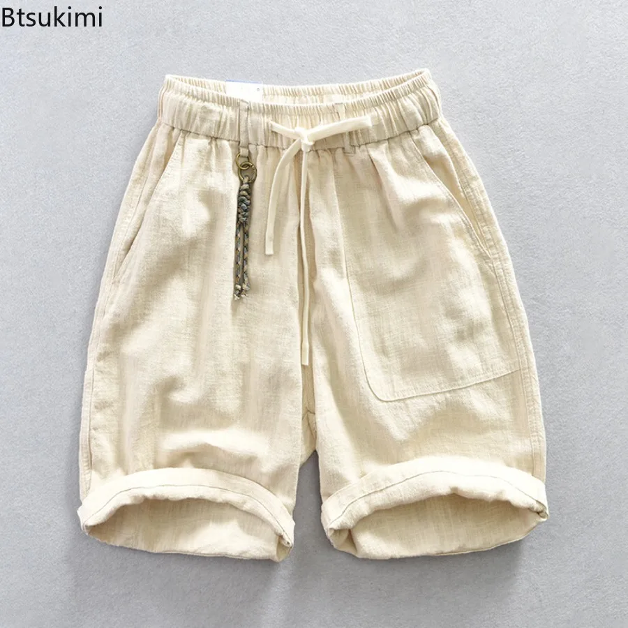 Summer Vintage Cotton Linen Shorts for Men Fashion Simple Loose Drawstring Pocket Cargo Shorts Men Daily Versatile Casual Shorts
Summer Vintage Cotton Linen Shorts for Men Fashion Simple Loose Drawstring Pocket Cargo Shorts Men Daily Versatile Casual Shorts