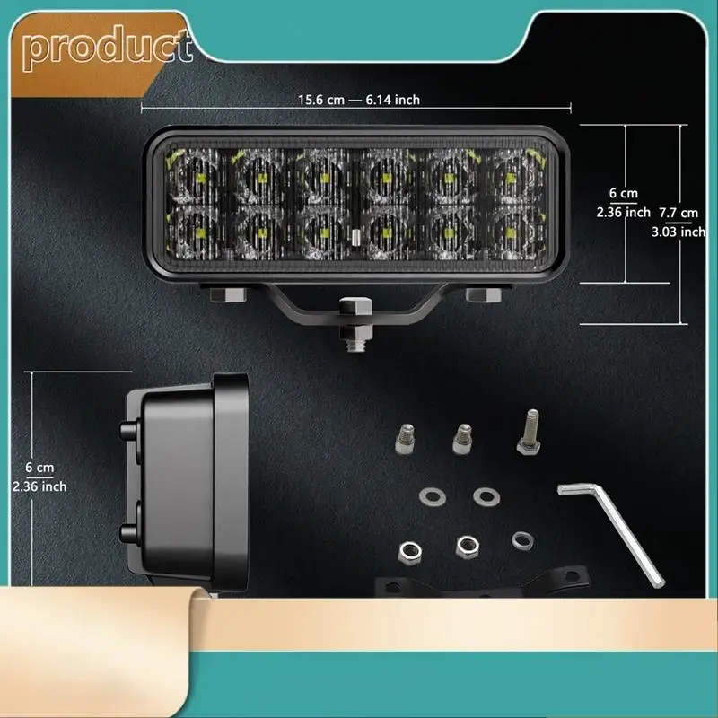 6 Inch LED Diffused Light Bar, 2PCS 120W LED Off Road LED Work Lights Ditch Light Fog Lamp Waterproof ATV Cube Lights Durable-N3
6 Inch LED Diffused Light Bar, 2PCS 120W LED Off Road LED Work Lights Ditch Light Fog Lamp Waterproof ATV Cube Lights Durable-N3