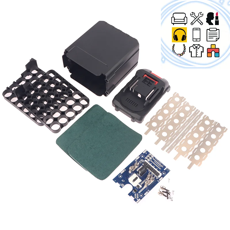 Корпус для 30 литий-ионных аккумуляторов 18650 с платой защиты и зарядки для корпусов Mak Li-ion
Корпус для 30 литий-ионных аккумуляторов 18650 с платой защиты и зарядки для корпусов Mak Li-ion