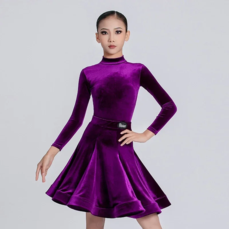 2025 Winter Velvet New Latin Dance Clothes Girls Tango Ballroom Performance Costume Prom Waltz Dancing Tops Skirt Set
2025 Winter Velvet New Latin Dance Clothes Girls Tango Ballroom Performance Costume Prom Waltz Dancing Tops Skirt Set