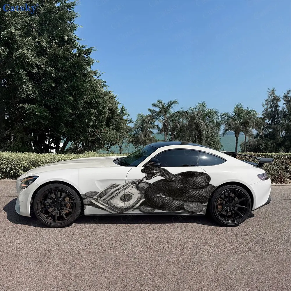 2pcs Wealth Snake Roar, Durable, Fade-resistant, Enhance Vehicle Aesthetics With Bold Artistic Design Car Vinyl Wraps
2pcs Wealth Snake Roar, Durable, Fade-resistant, Enhance Vehicle Aesthetics With Bold Artistic Design Car Vinyl Wraps