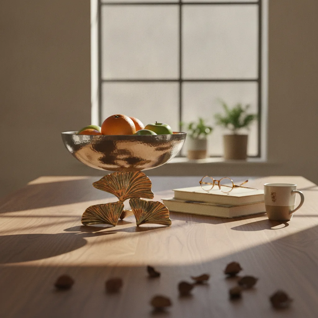 Fruit Bowl Stand Sculptural Tabletop Centerpiece Single-Tier Dish Hammered Holder Gold-Colored for Living Room, Dining Table
Fruit Bowl Stand Sculptural Tabletop Centerpiece Single-Tier Dish Hammered Holder Gold-Colored for Living Room, Dining Table