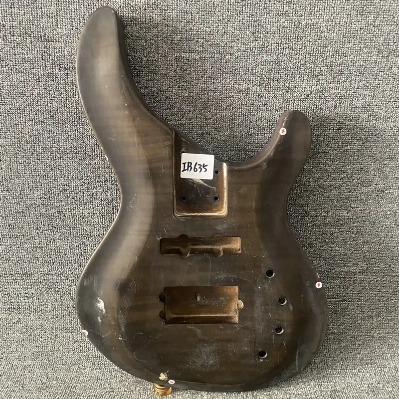 IB635 Custom Order Active Pickups Electric Bass Semi Finishing Jazz Bass Body Gray Flamed Maple TOP With Damages for DIY
IB635 Custom Order Active Pickups Electric Bass Semi Finishing Jazz Bass Body Gray Flamed Maple TOP With Damages for DIY