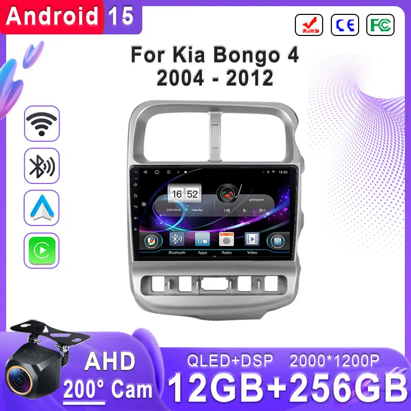 for Kia Bongo 4 2004-2012 Plug & Play Stereo Head Unit Android 15 2K In-Cell Screen High-Performance QLED Dash Cam BT Models
for Kia Bongo 4 2004-2012 Plug & Play Stereo Head Unit Android 15 2K In-Cell Screen High-Performance QLED Dash Cam BT Models