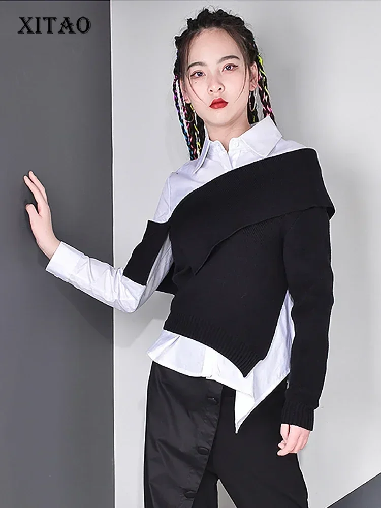 XITAO Asymmetrical Casual Blouse Women Fashion New Style Turn Down Collar Long Sleeve Personality Elegant Goddess Fan GCC3342
XITAO Asymmetrical Casual Blouse Women Fashion New Style Turn Down Collar Long Sleeve Personality Elegant Goddess Fan GCC3342