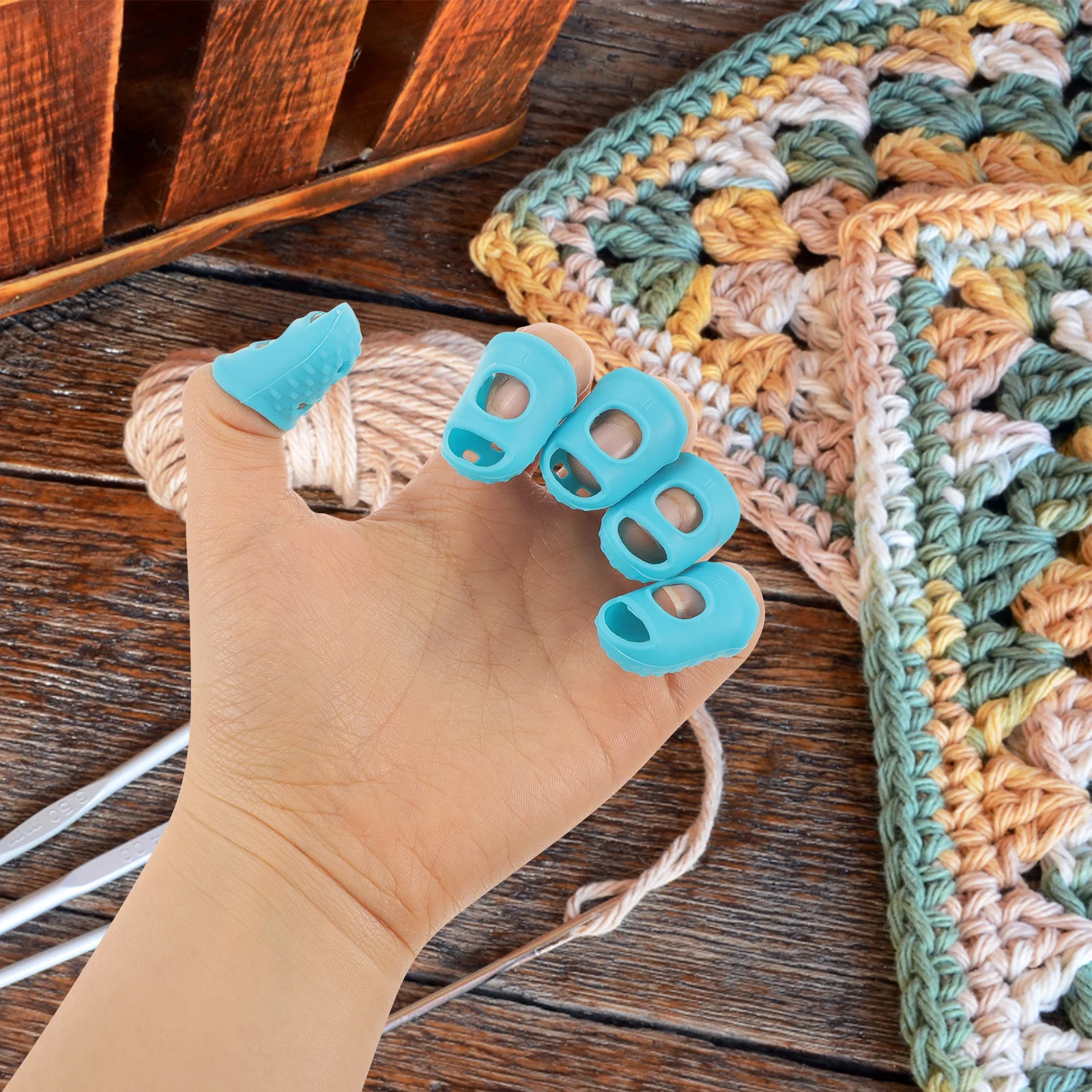 10Pcs Silicone Finger Sleeves Thick Finger Protectors for Sewing Embroidery Nail Covers Practice Embroidery Nail Covers
10Pcs Silicone Finger Sleeves Thick Finger Protectors for Sewing Embroidery Nail Covers Practice Embroidery Nail Covers