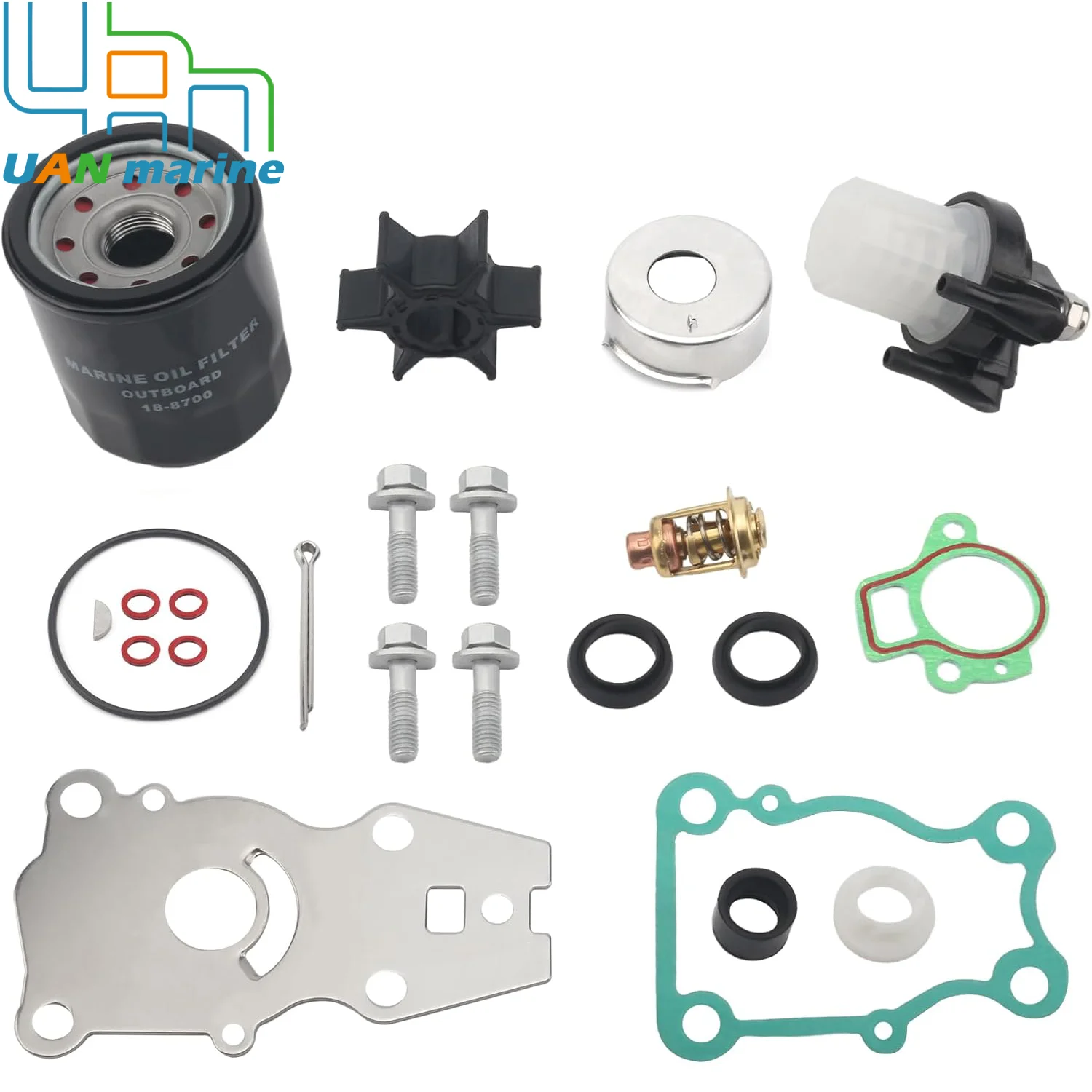 Подходит для комплекта обслуживания Yamaha 100 и 300 часов 25HP 30HP 40HP FT25 FT25F F30A F40B 4-тактная подвесная лодка с масляным фильтром
Подходит для комплекта обслуживания Yamaha 100 и 300 часов 25HP 30HP 40HP FT25 FT25F F30A F40B 4-тактная подвесная лодка с масляным фильтром