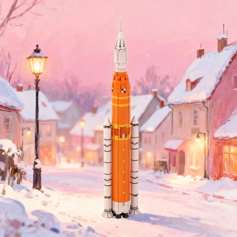 Конструктор MOC NASA Launch System 1:110 Saturn V, 2829 деталей, модель космической ракеты, креативный подарок, коллекционный декор, премиум-класс для детей
Конструктор MOC NASA Launch System 1:110 Saturn V, 2829 деталей, модель космической ракеты, креативный подарок, коллекционный декор, премиум-класс для детей