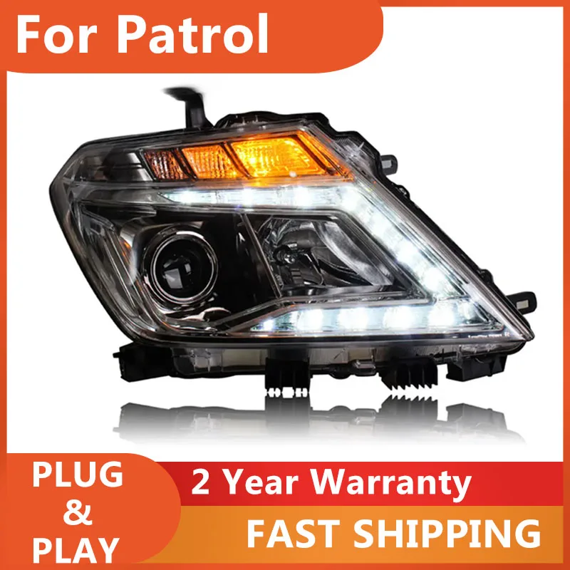 KOWELL Car Styling For Nissan Patrol Headlights For Patrol Head Lamp DRL Turn Signal Low High Beam Projector Lens
KOWELL Car Styling For Nissan Patrol Headlights For Patrol Head Lamp DRL Turn Signal Low High Beam Projector Lens