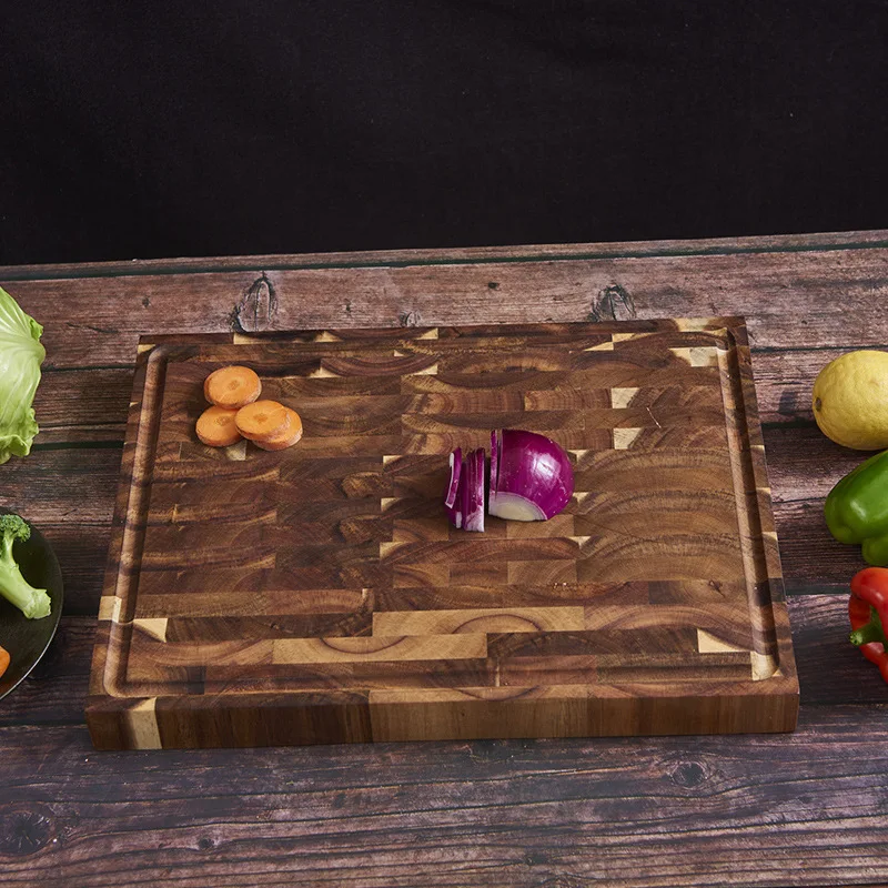 Spliced solid wood chopping board, large and extra-large, restaurant home wooden creative cutting board, made of Acacia wood
Spliced solid wood chopping board, large and extra-large, restaurant home wooden creative cutting board, made of Acacia wood
