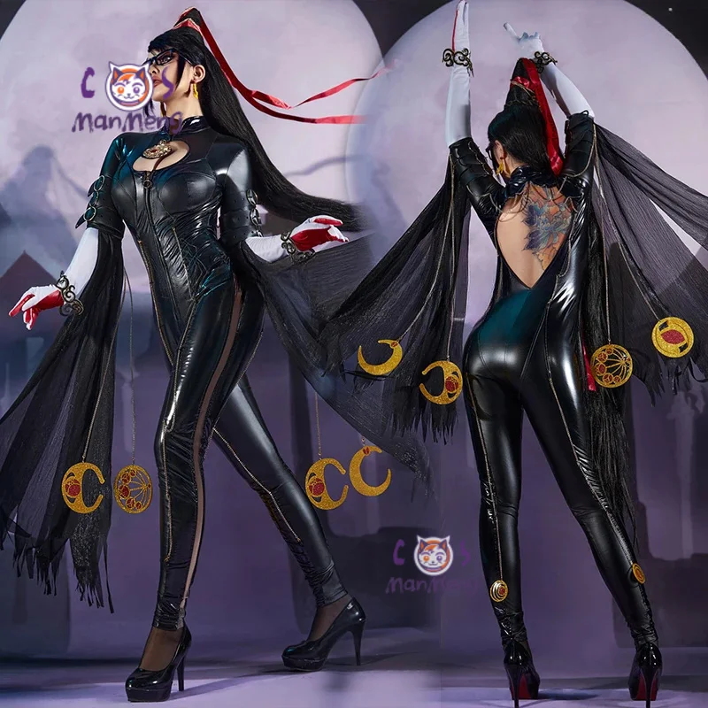 Cereza Game Bayonetta Cerezita Косплей Костюм Хэллоуин черный плотный кожаный комбинезон реквизит аксессуары для парика сексуальная женская униформа
Cereza Game Bayonetta Cerezita Косплей Костюм Хэллоуин черный плотный кожаный комбинезон реквизит аксессуары для парика сексуальная женская униформа