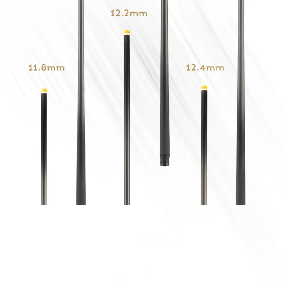 David Loman 29" Ultra Style Pro-taper Low Deflection Carbon Fiber Billiard Pool Shaft 11.8/12.2/12.4mm
David Loman 29" Ultra Style Pro-taper Low Deflection Carbon Fiber Billiard Pool Shaft 11.8/12.2/12.4mm