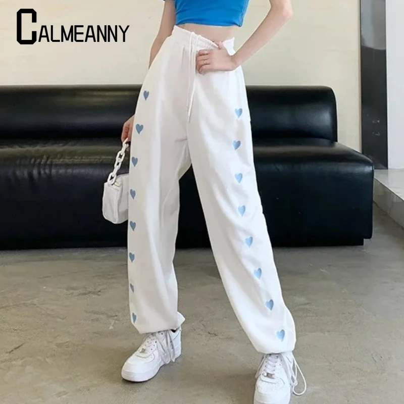 New 2025 Spring Autumn Print Women's Sweetpants Drawing High Waist Straight-Leg Pants Casual Loose Joggers Lace Up Trouses
New 2025 Spring Autumn Print Women's Sweetpants Drawing High Waist Straight-Leg Pants Casual Loose Joggers Lace Up Trouses