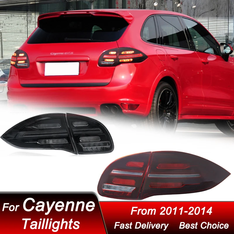 Styling Car Tail Lights For Porsche Cayenne 958.1 11-14 Upgrade new style full LED Dynamic Turn Signal Light Tail Lamp Assembly
Styling Car Tail Lights For Porsche Cayenne 958.1 11-14 Upgrade new style full LED Dynamic Turn Signal Light Tail Lamp Assembly