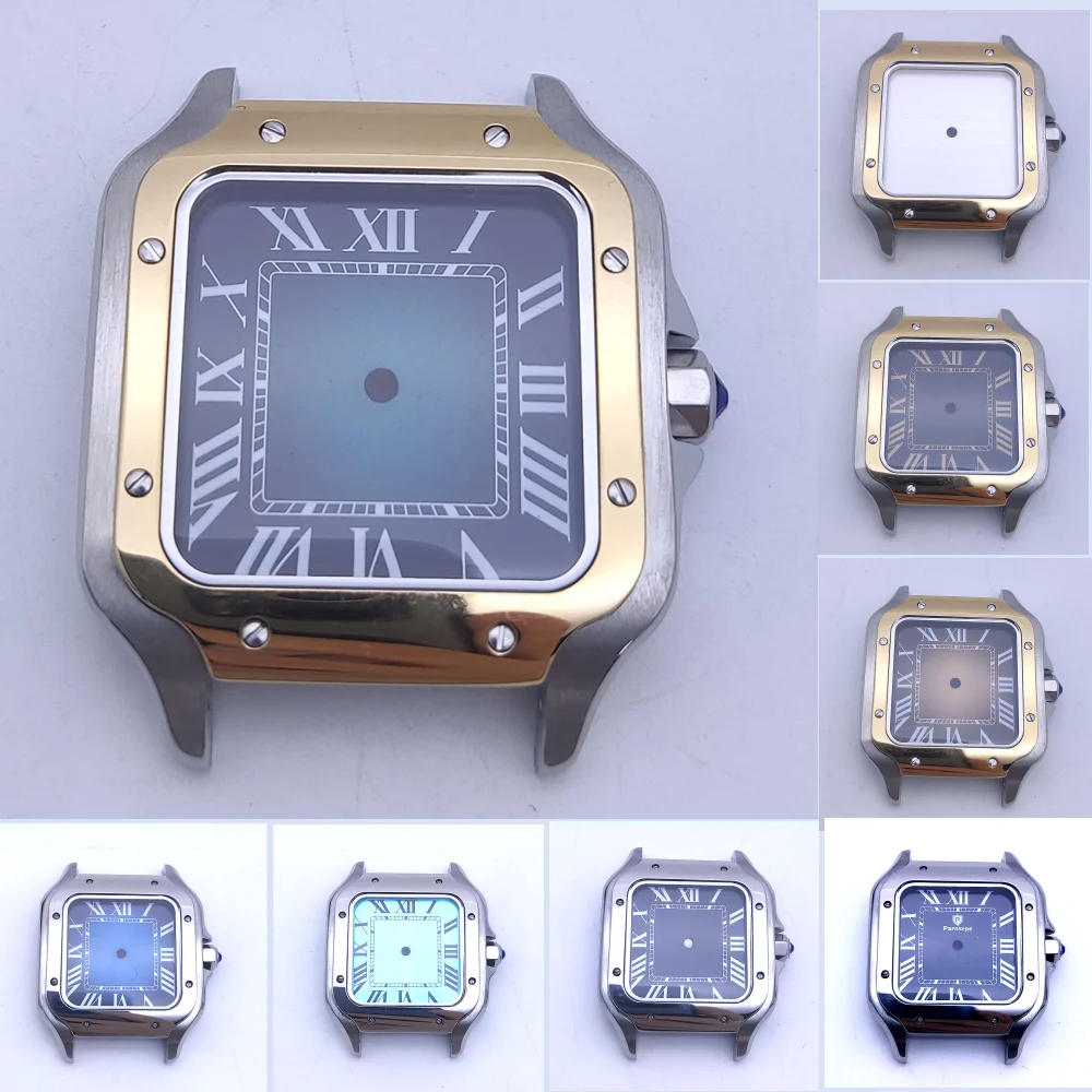 square 38mm men's stainless steel case modified Roman dial suitable for NH35/NH36 movement watch accessories
square 38mm men's stainless steel case modified Roman dial suitable for NH35/NH36 movement watch accessories