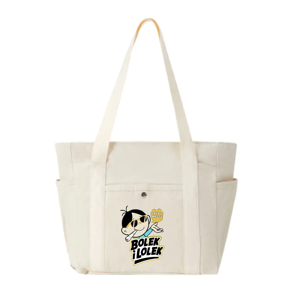 Bolek i Lolek Cartoon Graphic Large Canvas Crossbody Bag Women's Casual Student Bag
Bolek i Lolek Cartoon Graphic Large Canvas Crossbody Bag Women's Casual Student Bag